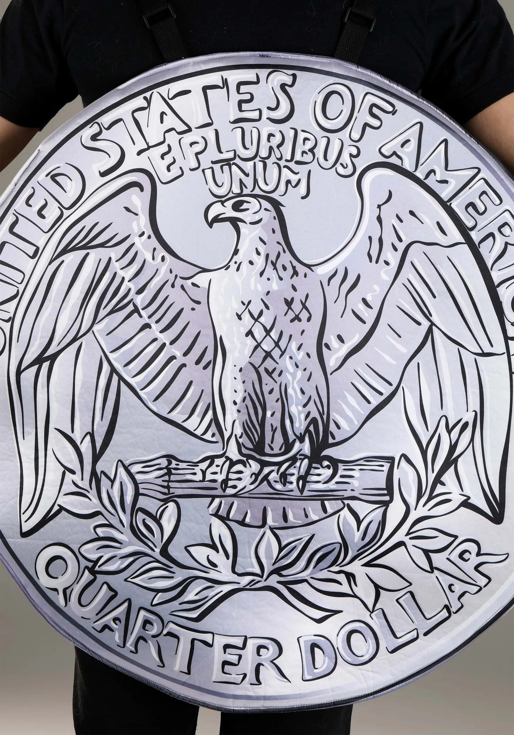 Silver Quarter Costume For Adults 4 Silver Quarter Costume For Adults - Image 4