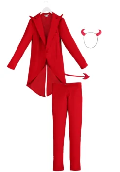 Adult Red Suit Devil Costume -Fun Costumes Shop adult red suit devil costume alt 6