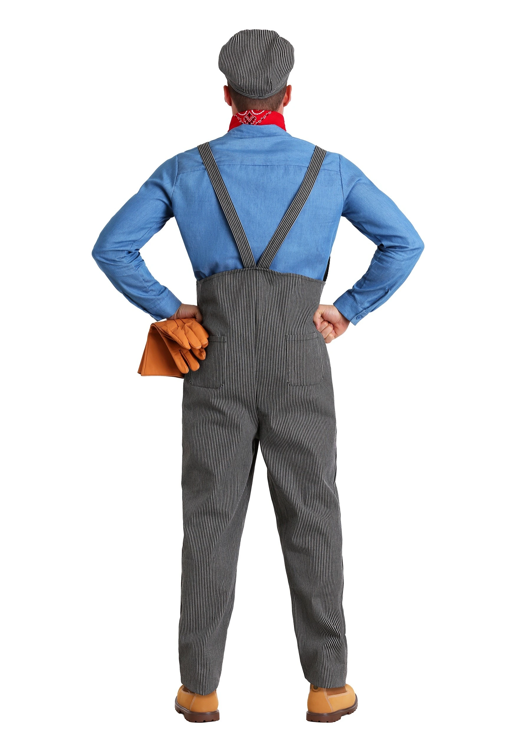 The Adult Train Engineer Costume 2 The Adult Train Engineer Costume - Image 2