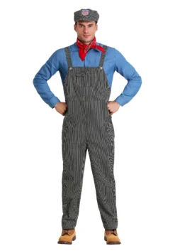The Adult Train Engineer Costume 5 The Adult Train Engineer Costume -Fun Costumes Shop adult train engineer costume 2