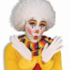 Adult White Afro Wig