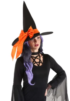 Custom Color Witch Hat For Adults -Fun Costumes Shop adults custom color witch hat alt 6