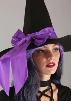 Custom Color Witch Hat For Adults -Fun Costumes Shop adults custom color witch hat alt 8