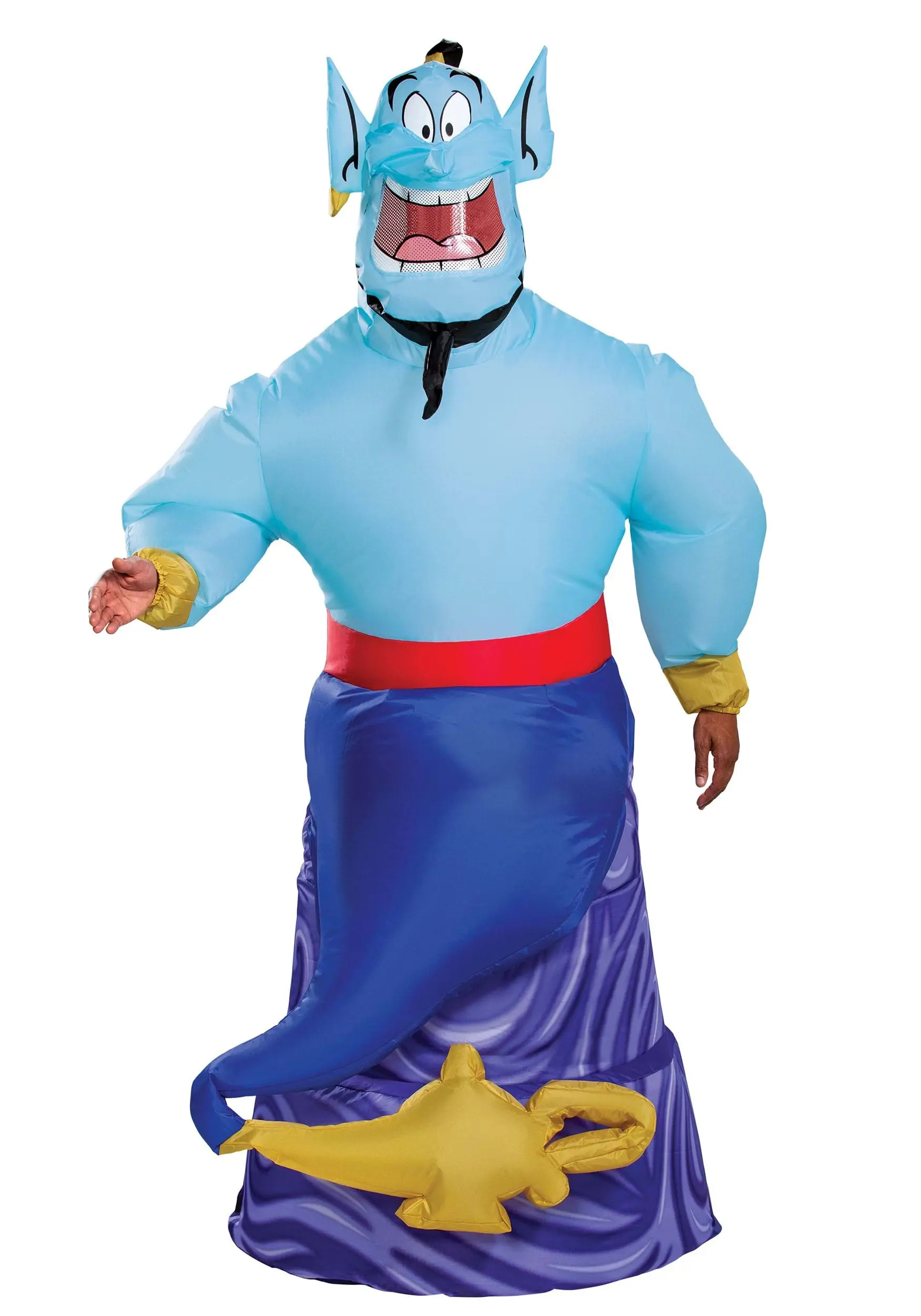 Aladdin (Animated) Adult Genie Inflatable Costume 1 Aladdin (Animated) Adult Genie Inflatable Costume