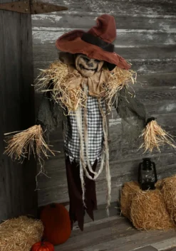 Surprise Animated Hanging Scarecrow