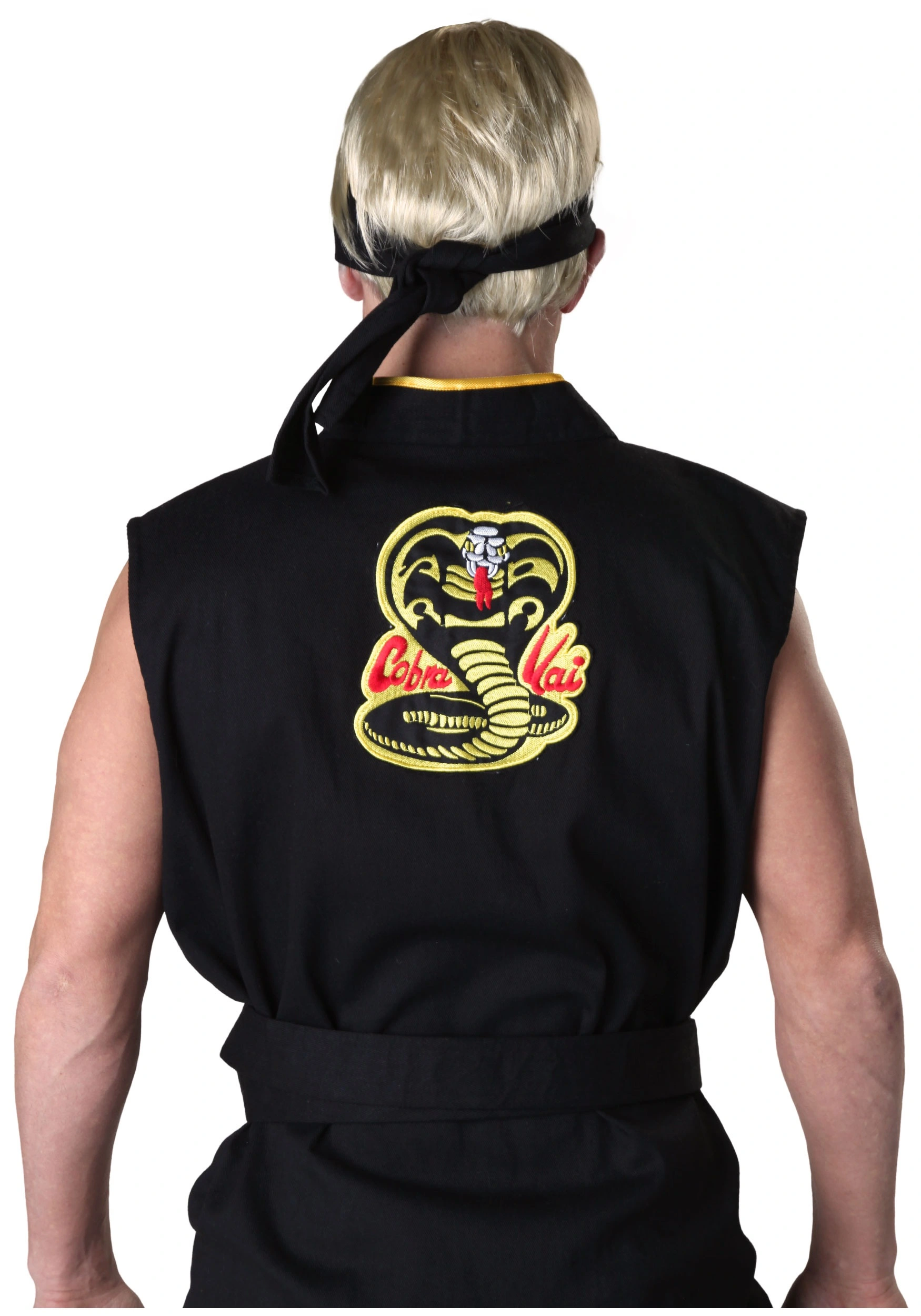 Authentic Karate Kid Men's Cobra Kai Costume 2 Authentic Karate Kid Men's Cobra Kai Costume - Image 2