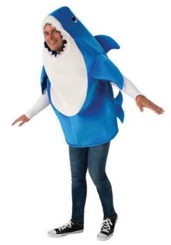 Baby Shark Men's Daddy Shark Costume With Sound Chip