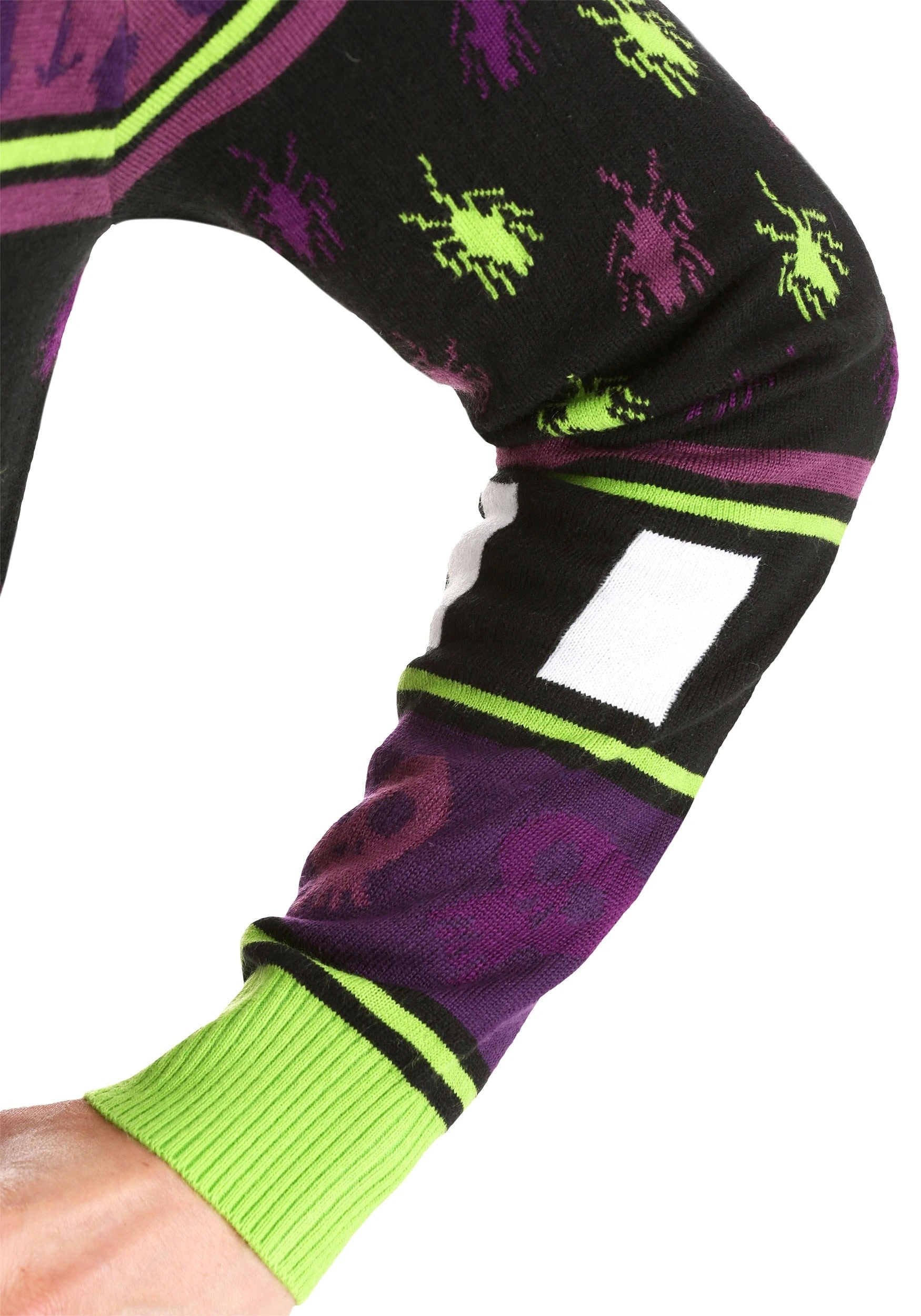 Beetlejuice It's Showtime! Halloween Sweater For Adults 8 Beetlejuice It's Showtime! Halloween Sweater For Adults - Image 8