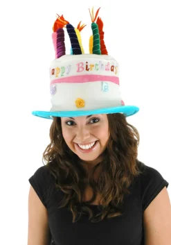 Adult Birthday Cake Plush Hat