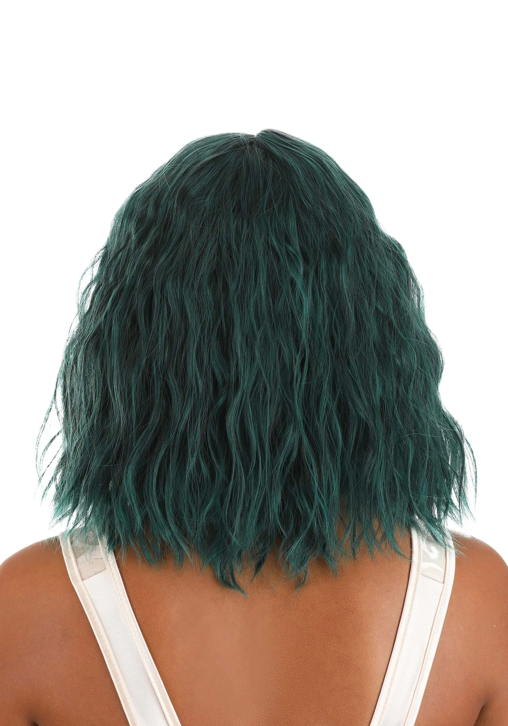 Black And Green Wavy Wig Accessory 3 Black And Green Wavy Wig Accessory - Image 3