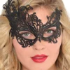 AMSCAN Black Lace Mask For Women