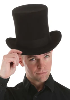 Black Top Hat For Adults