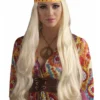 Blonde Hippie Chick Wig W/ Headband