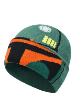 Star Wars Boba Fett Big Face Roll Down Intarsia Beanie -Fun Costumes Shop boba fett big face roll down intarsia beanie alt 2