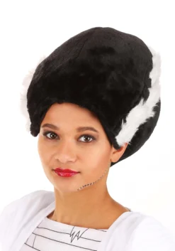 Plush Bride Of Frankenstein Costume Hat