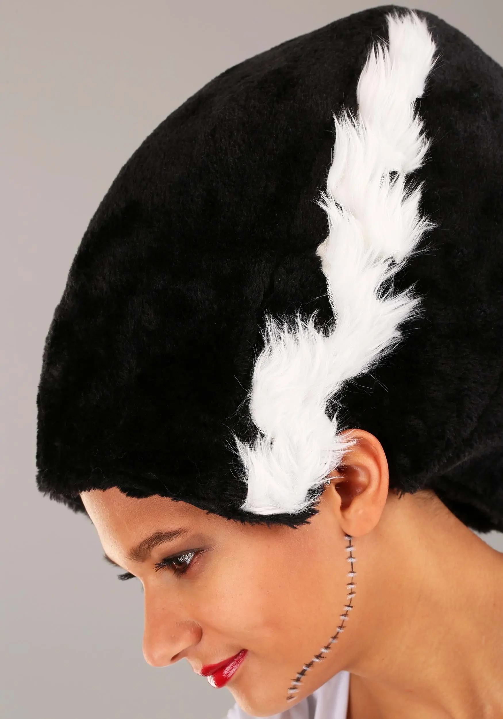 Plush Bride Of Frankenstein Costume Hat 3 Plush Bride Of Frankenstein Costume Hat - Image 3