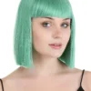 Teal Green Bob Wig For Adults