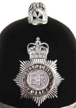 British Bobby Costume Helmet -Fun Costumes Shop british bobby helmet alt 3