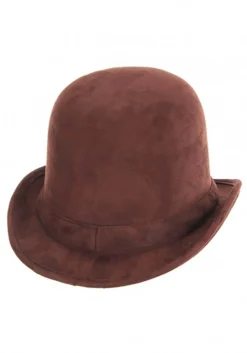 Fun Costumes Shop -Fun Costumes Shop brown derby hat alt 1
