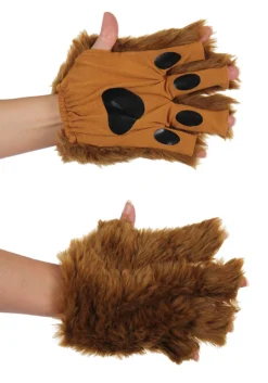 Brown Fingerless Adult Paws