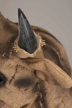 Bull Scarecrow Mouth Mover Mask -Fun Costumes Shop bull scarecrow mouth mover mask alt 3