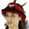 Burgundy Steampunk Hat