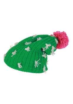 Cactus Knit Slouch Beanie -Fun Costumes Shop cactus knit slouch beanie alt 3