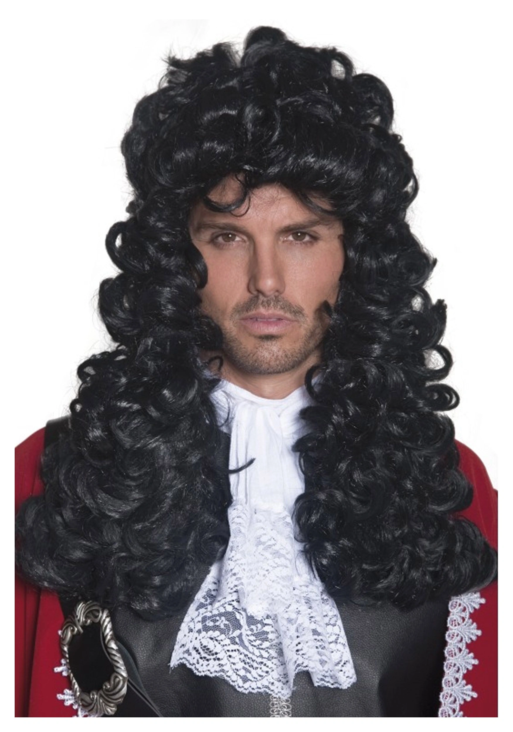 Smiffys Captain Pirate Wig 1 Smiffys Captain Pirate Wig