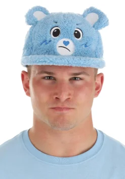 Care Bears Grumpy Bear Fuzzy Cap -Fun Costumes Shop care bears grumpy bear fuzzy cap alt 7