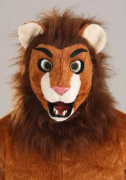 Adult Cartoon Lion Mouth Mover Costume -Fun Costumes Shop cartoon lion mouth mover costume alt 2