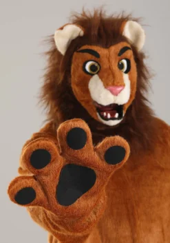 Adult Cartoon Lion Mouth Mover Costume -Fun Costumes Shop cartoon lion mouth mover costume alt 3