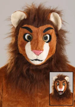 Adult Cartoon Lion Mouth Mover Costume -Fun Costumes Shop cartoon lion mouth mover costume alt 6