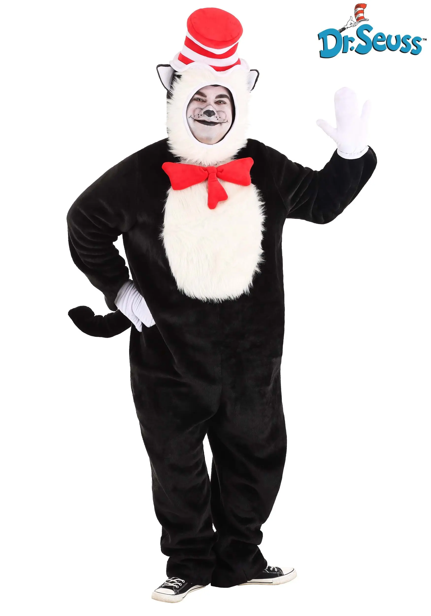 Plus Size Cat In The Hat Adult Premium Costume 1 Plus Size Cat In The Hat Adult Premium Costume