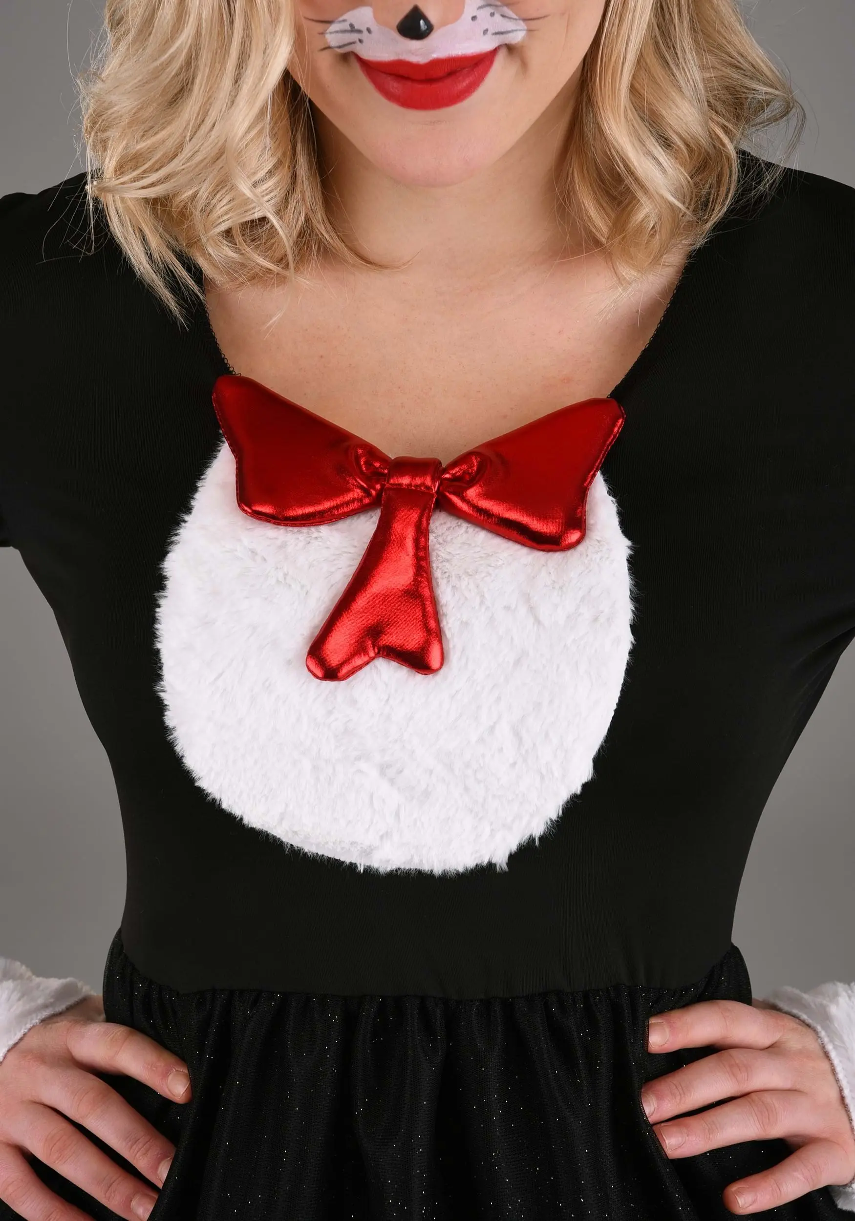 Women's Cat In The Hat Costume 4 Women's Cat In The Hat Costume - Image 4
