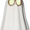 Ceramic White Ghost With LED Eyes