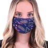 Christmas Vacation Neon Allover Print Face Mask For Adults