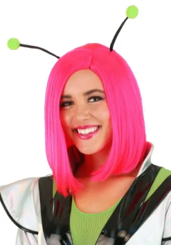 Cosmic Fuchsia Women's Wig -Fun Costumes Shop cosmic fuchsia wig for women alt 2