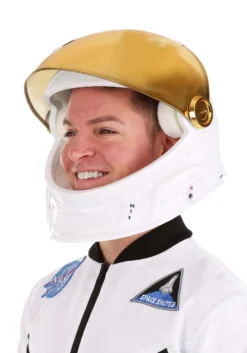 Cosmonaut Costume Helmet For Adults -Fun Costumes Shop cosmonaut adult space helmet alt 6