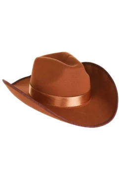 Brown Western Outlaw Vigilante Cowboy Costume Hat 6 Brown Western Outlaw Vigilante Cowboy Costume Hat -Fun Costumes Shop cowboy hat brown alt 2