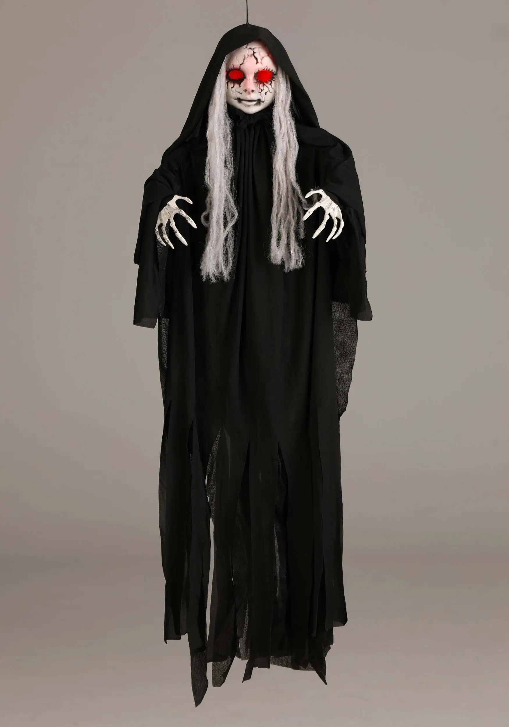 Cracked-Skull Baby Hanging Halloween Decoration 2 Cracked-Skull Baby Hanging Halloween Decoration - Image 2