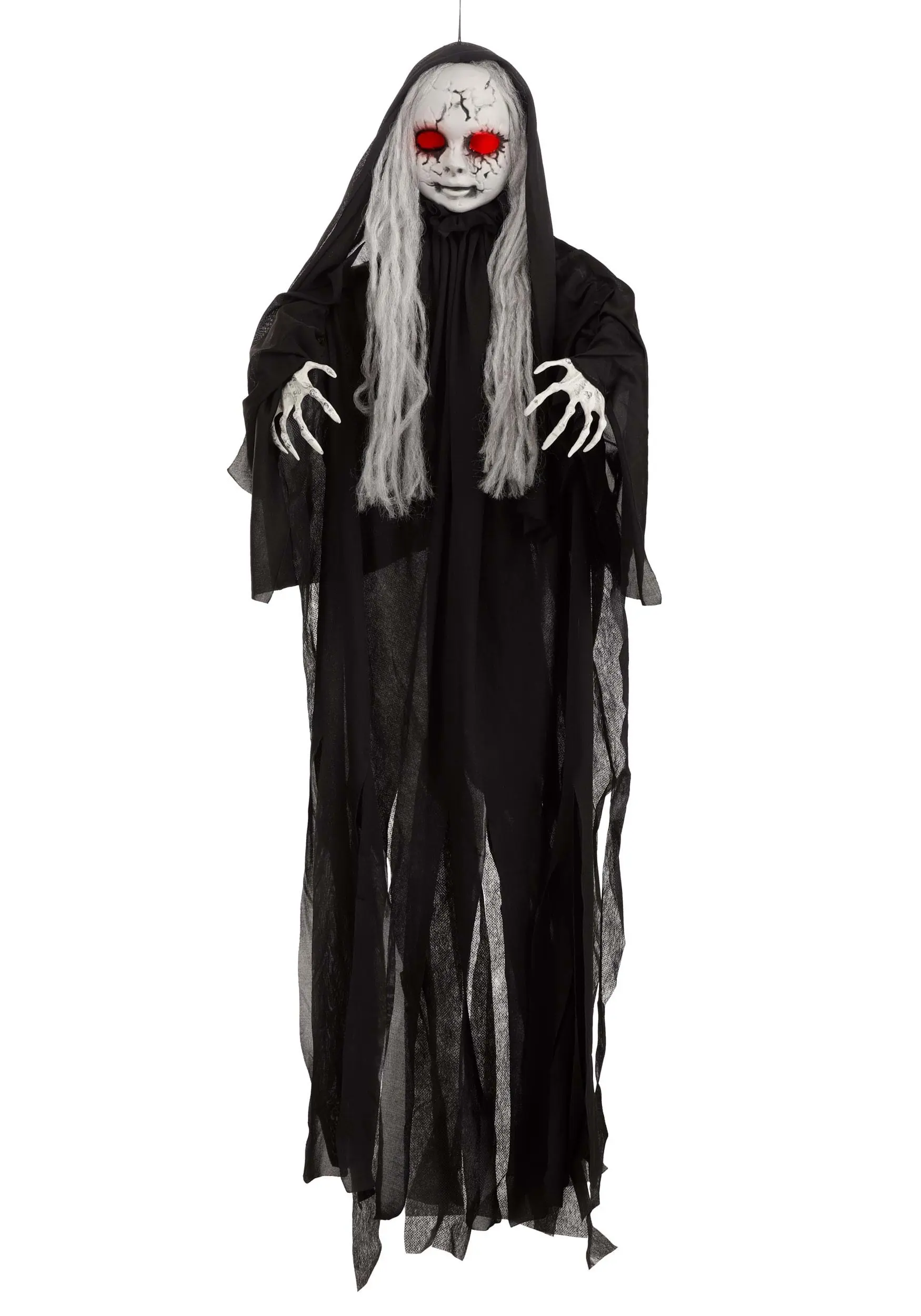 Cracked-Skull Baby Hanging Halloween Decoration 6 Cracked-Skull Baby Hanging Halloween Decoration - Image 6