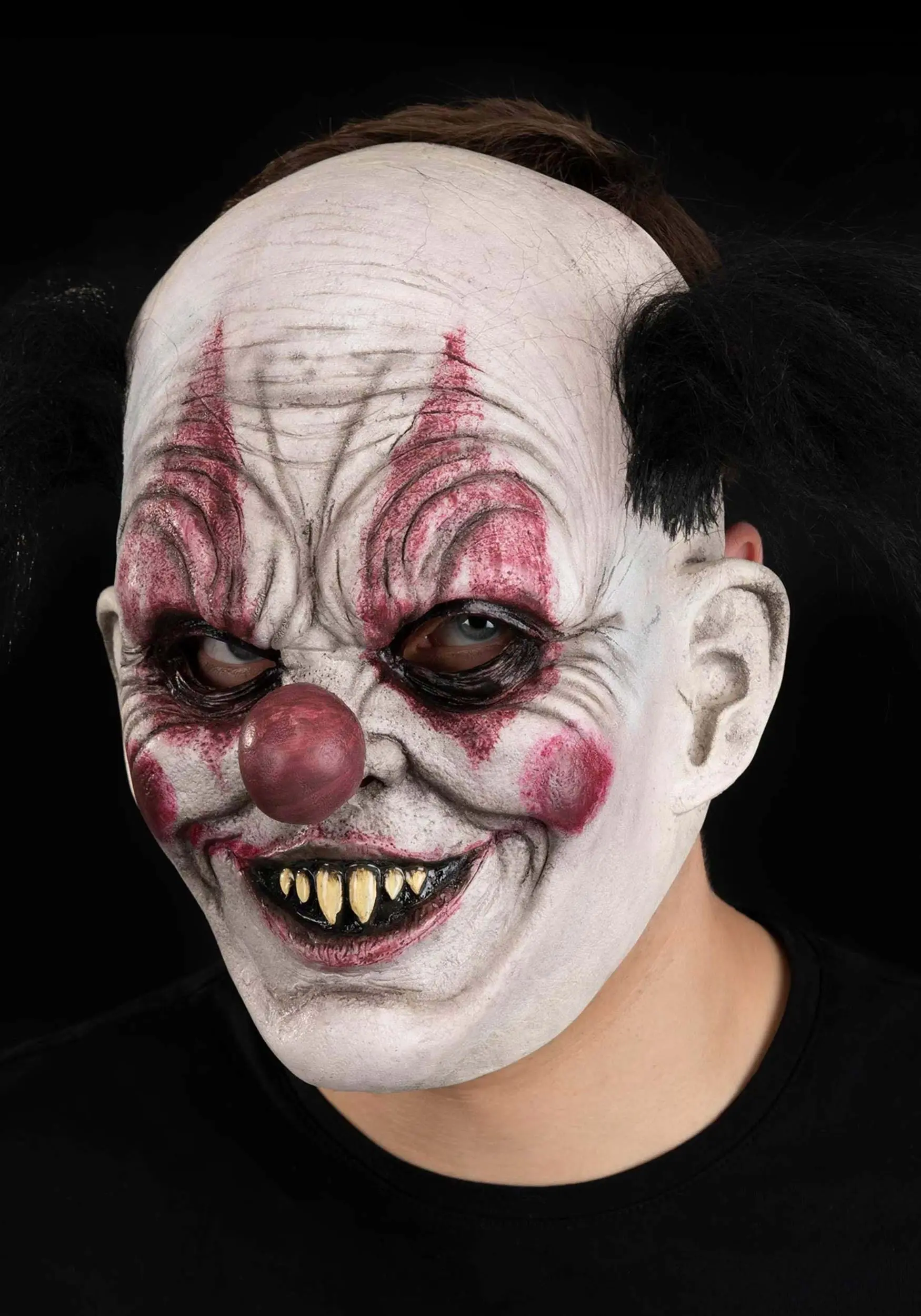 Adult Dark Clown Full Face Mask 3 Adult Dark Clown Full Face Mask - Image 3