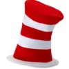 Deluxe Cat In The Hat Plush Velboa Costume Hat