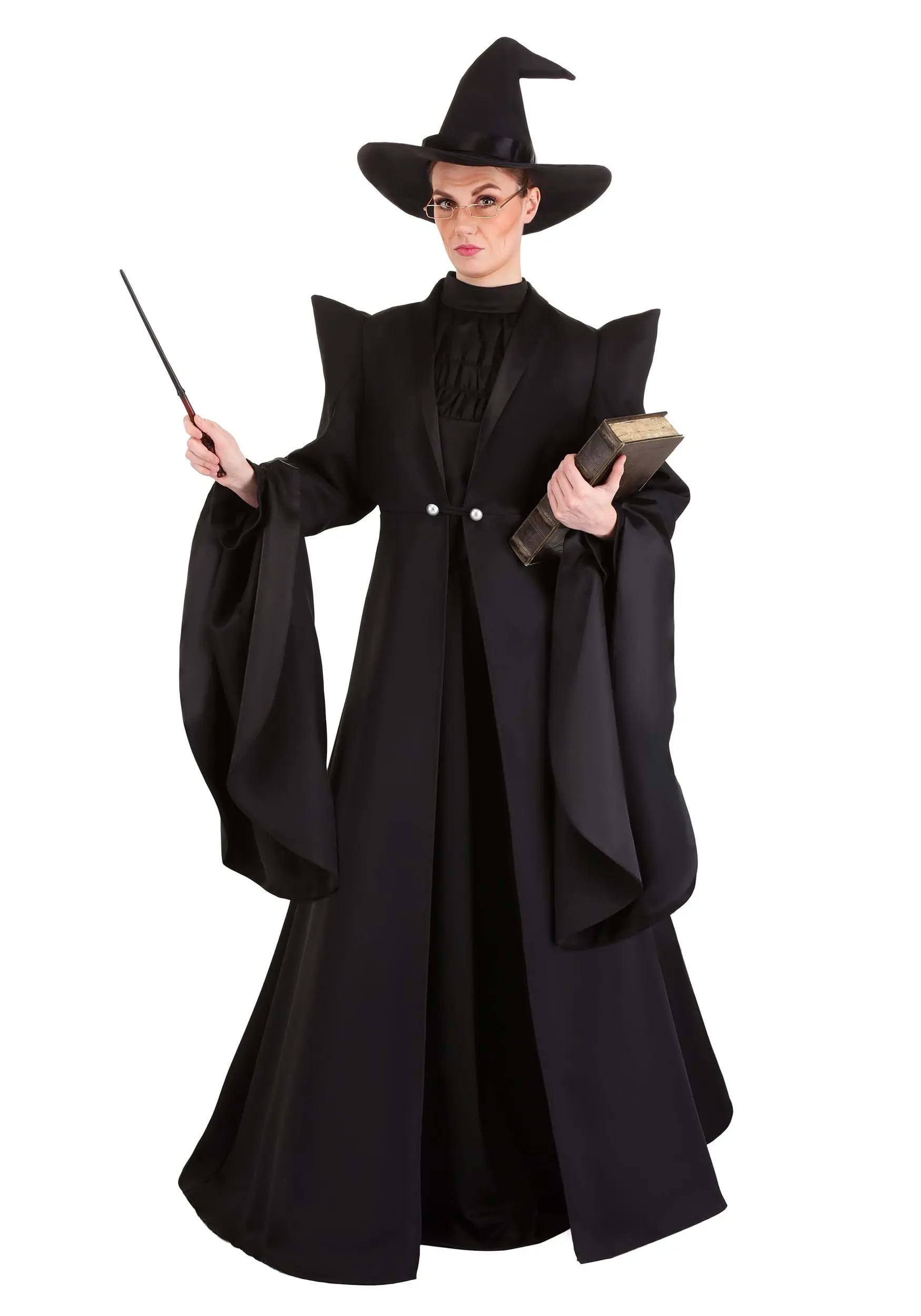 Deluxe Harry Potter Plus Size McGonagall Costume 4 Deluxe Harry Potter Plus Size McGonagall Costume - Image 4