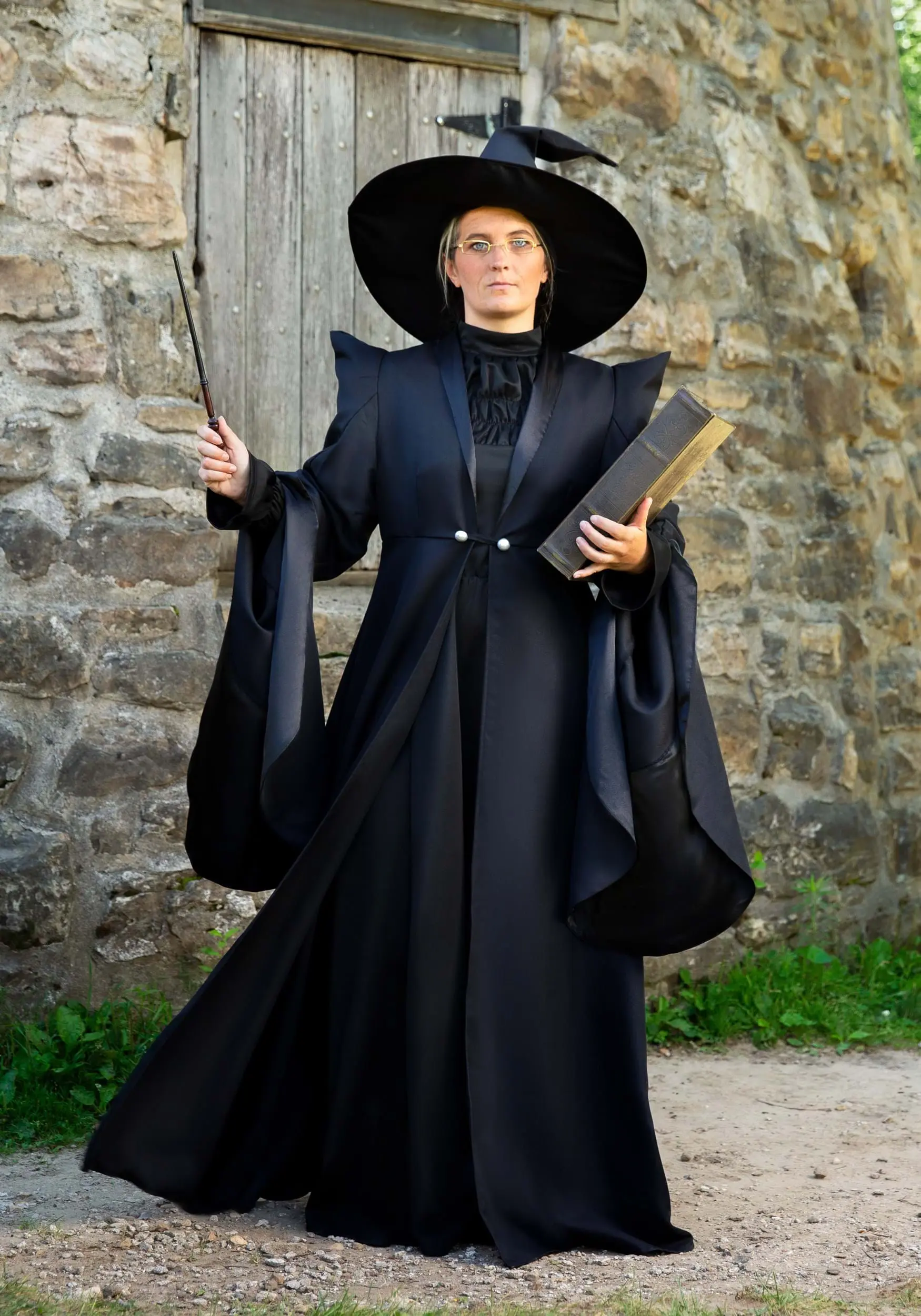 Deluxe Harry Potter Plus Size McGonagall Costume 1 Deluxe Harry Potter Plus Size McGonagall Costume