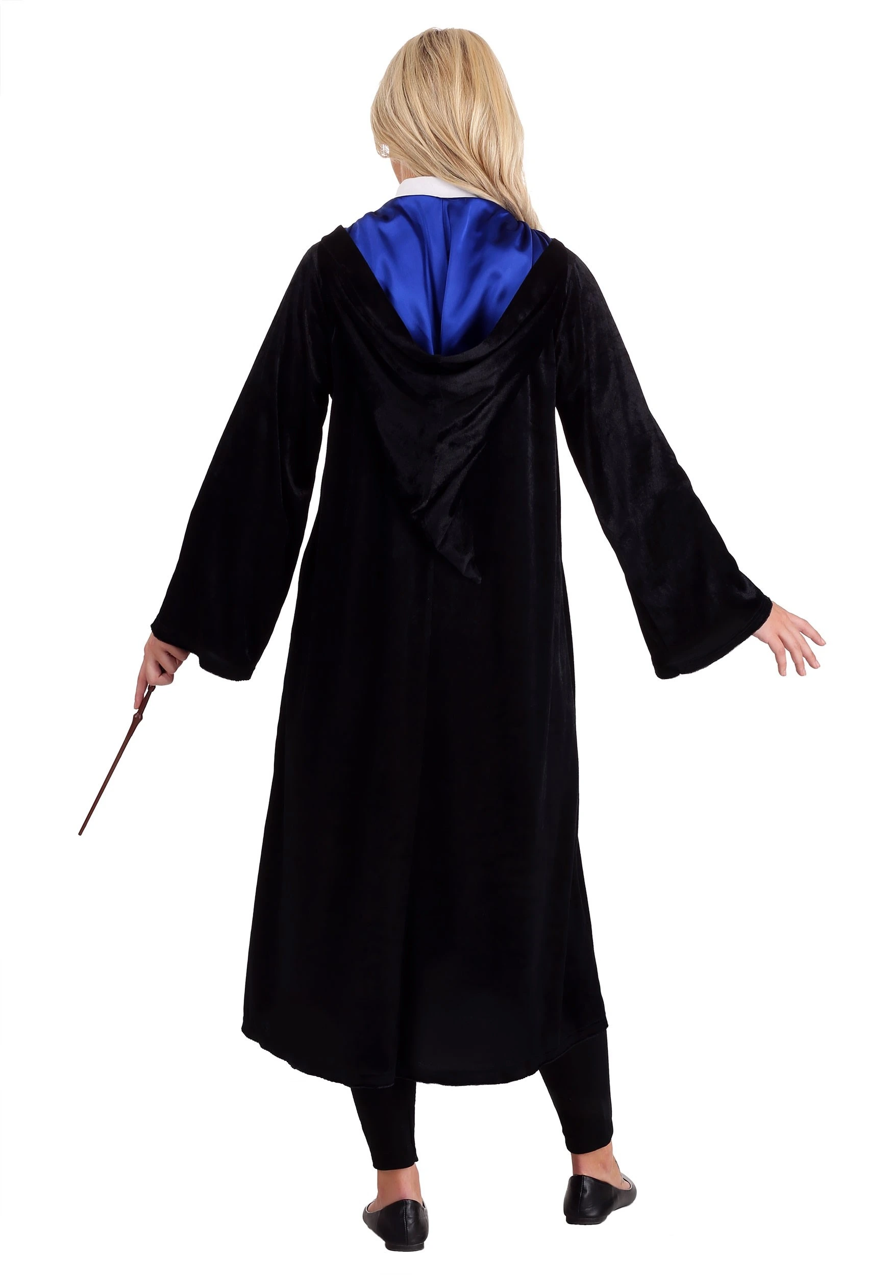 Deluxe Harry Potter Adult Plus Size Ravenclaw Robe 2 Deluxe Harry Potter Adult Plus Size Ravenclaw Robe - Image 2