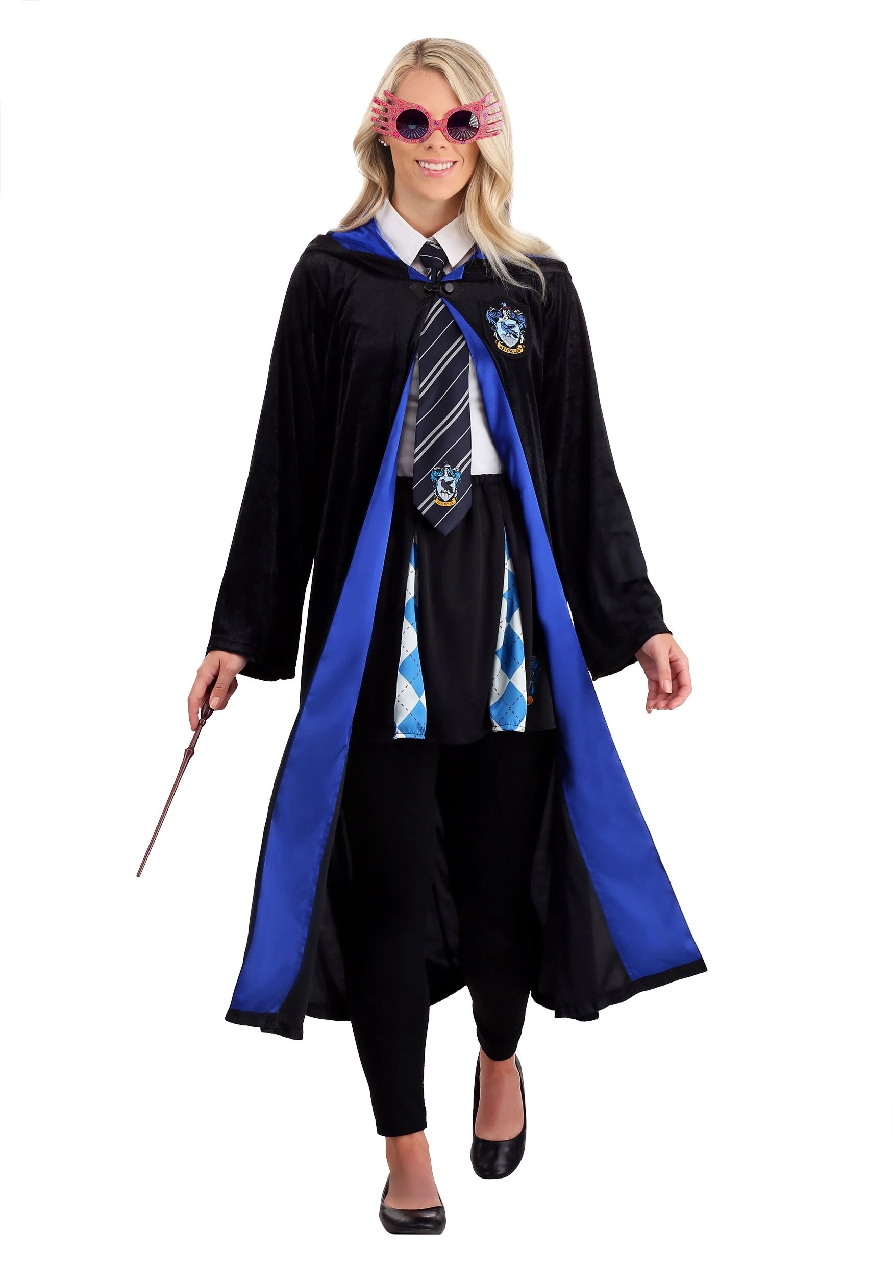 Deluxe Harry Potter Adult Plus Size Ravenclaw Robe 4 Deluxe Harry Potter Adult Plus Size Ravenclaw Robe - Image 4