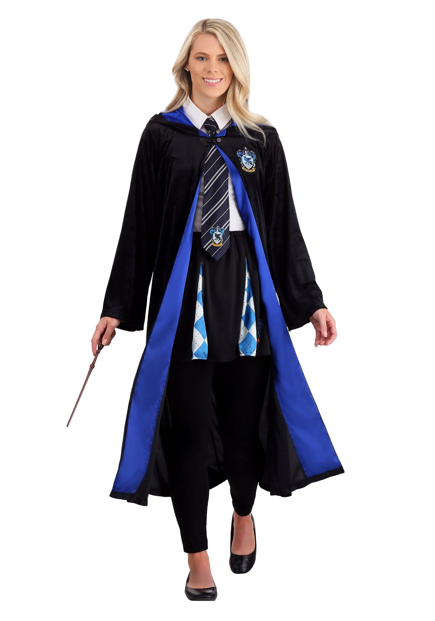 Deluxe Harry Potter Adult Plus Size Ravenclaw Robe 1 Deluxe Harry Potter Adult Plus Size Ravenclaw Robe