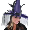 AMSCAN Deluxe Purple Witch Hat