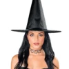 Deluxe Satin Witch Hat For Adults